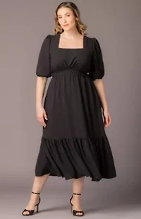 Women's Plus Bailey Square Neck Maxi Dress