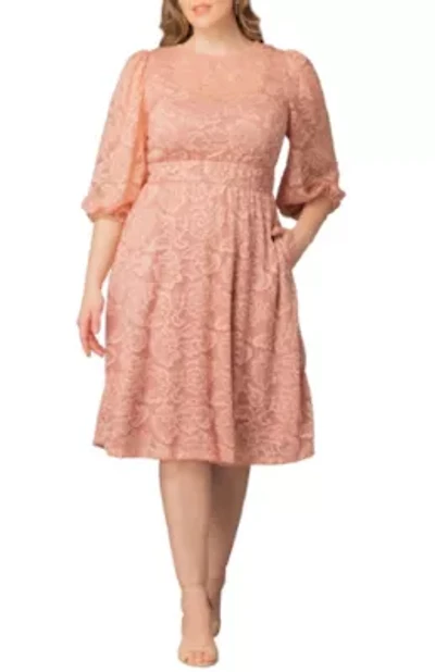 Women's Plus Hepburn Lace Cocktail Dress