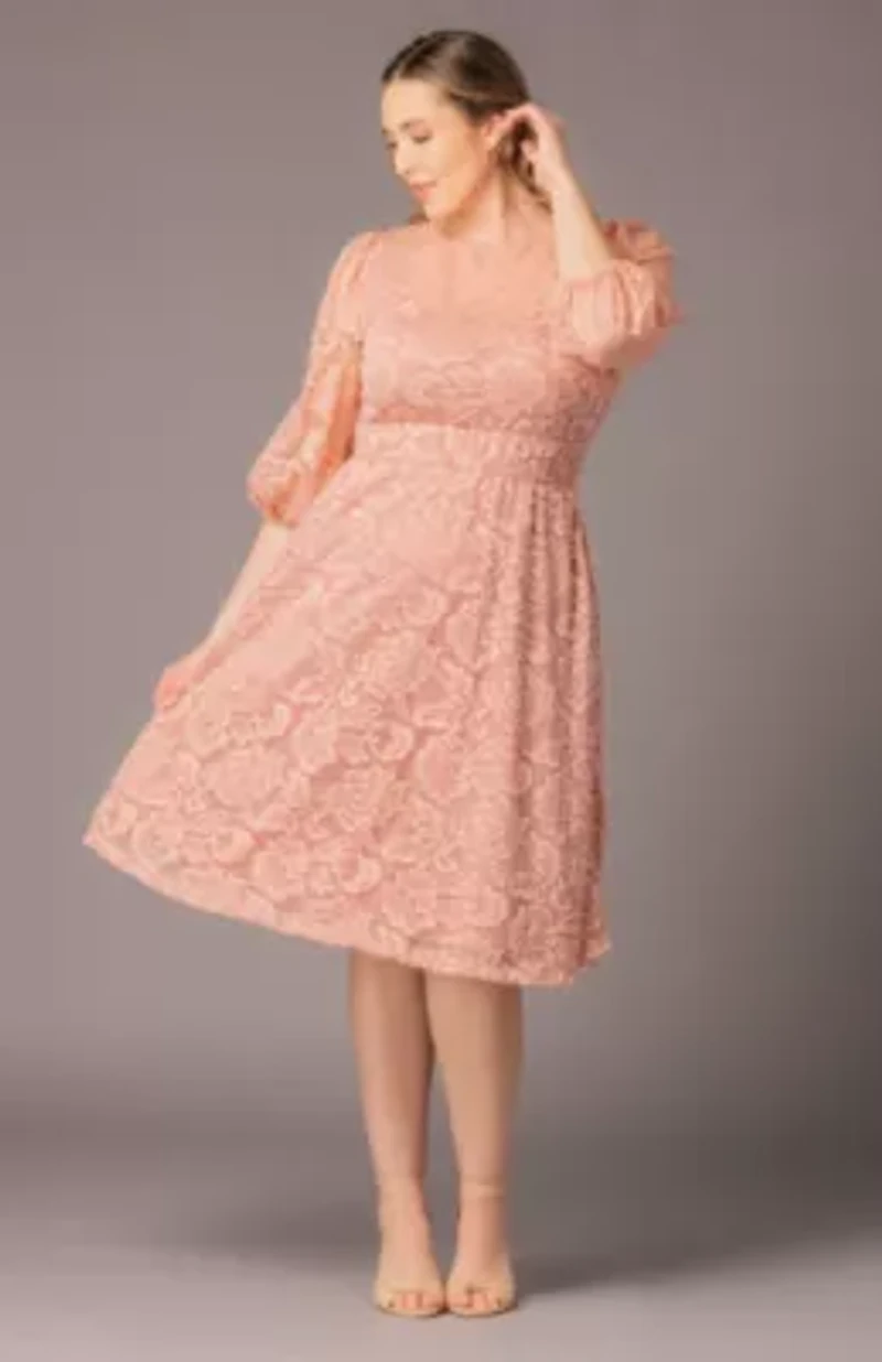 Women's Plus Hepburn Lace Cocktail Dress