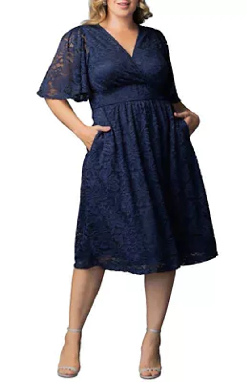 Women's Plus Fable Lace Cocktail Dress