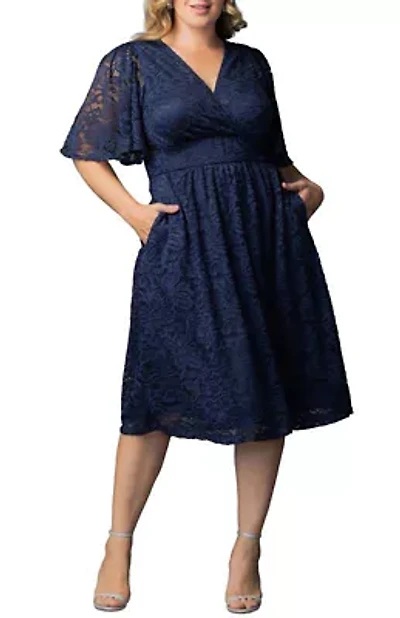 Women's Plus Fable Lace Cocktail Dress