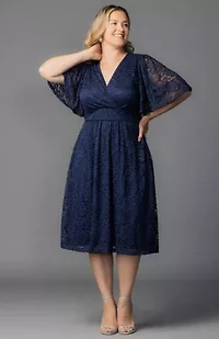 Women's Plus Fable Lace Cocktail Dress