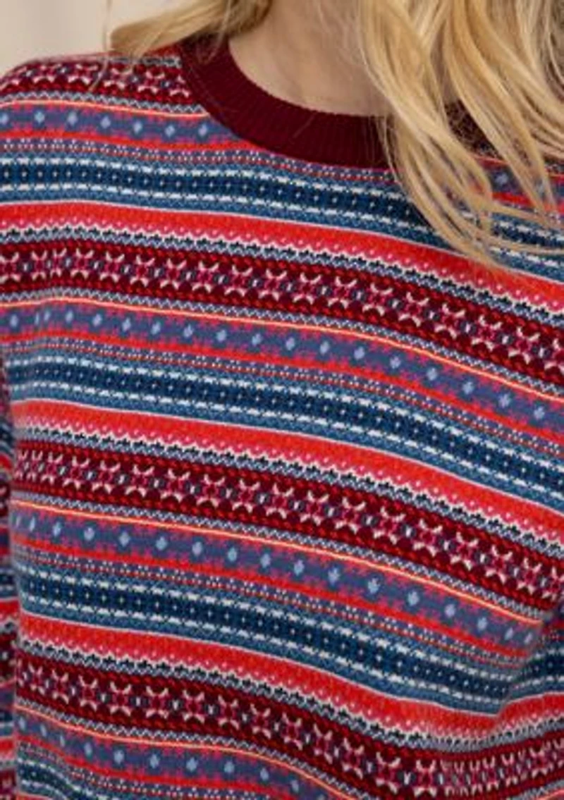 Womens Nelle Fair Isle Sweater