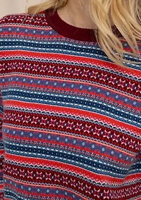 Womens Nelle Fair Isle Sweater