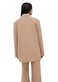 Women's Vision Twill Three Button Boyfriend Jacket