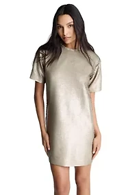Women's Short Sleeve Sequin Dress