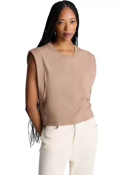 Women's Extended Shoulder Knit Tank