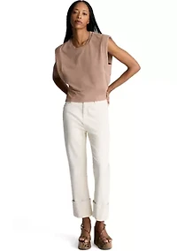 Women's Extended Shoulder Knit Tank