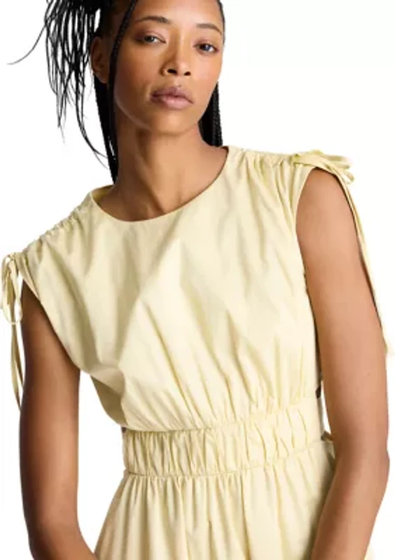 Women's Sleeveless Cutout Midi Dress