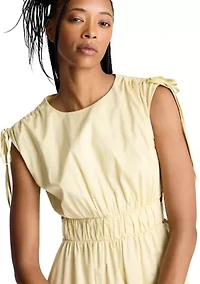 Women's Sleeveless Cutout Midi Dress