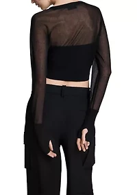 Women's Long Sleeve Button Front Cardigan
