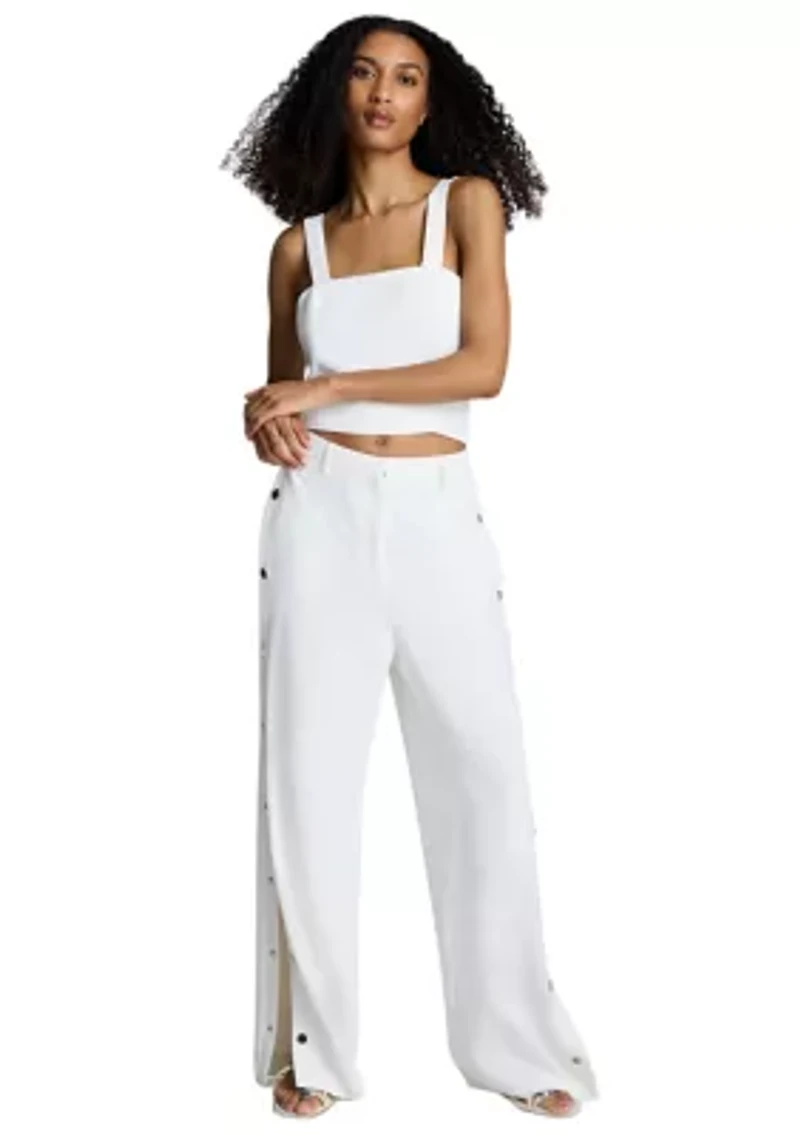 Women's Button Strap Bustier Tank Top