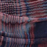 Women's Sleeveless Printed Ruched Mesh Dress