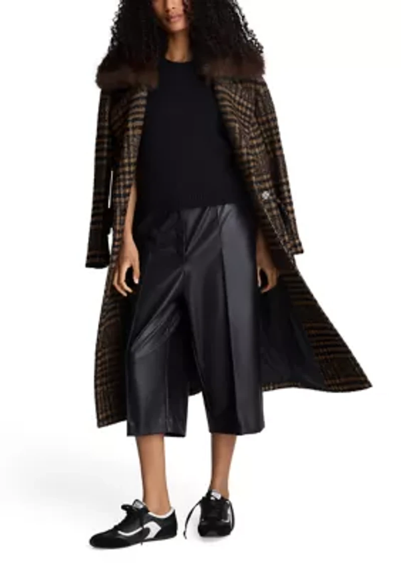 Pleated Wide Leg Pants