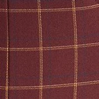 Women's Plaid Slit Leg Pants