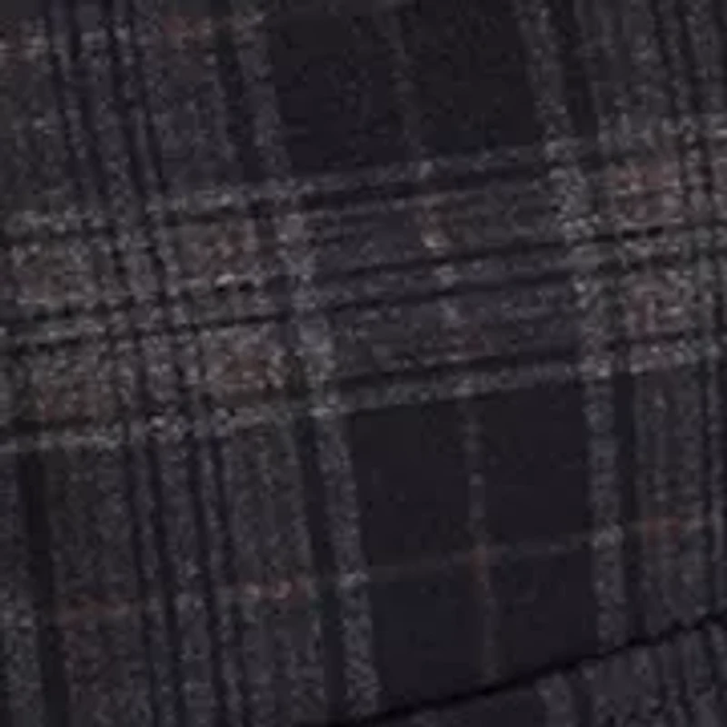Women's Long Sleeve Plaid One Pocket Jacket