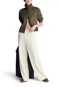 Women's Vegan Suede Pants