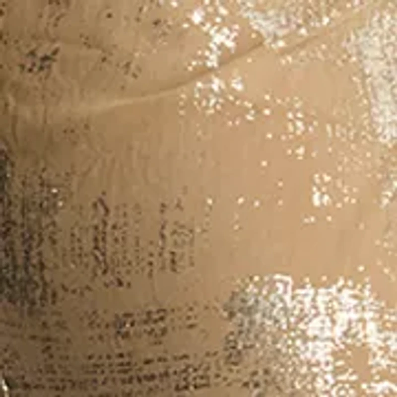 Women's Sleeveless Cutout Metallic Midi Dress