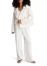 Women's Cropped Peacoat