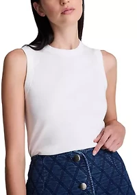 Women's Sleeveless Crew Neck Tank