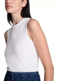 Women's Sleeveless Crew Neck Tank