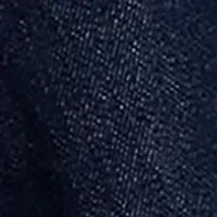 Women's Long Sleeve Button Up Cropped Jean Shirt