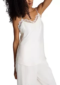 Women's Cami with Lace Trim Detail