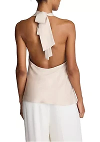 Women's Criss Cross Over Halter Top