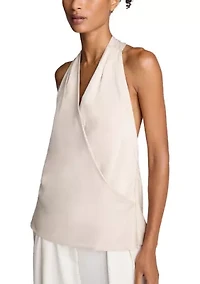 Women's Criss Cross Over Halter Top