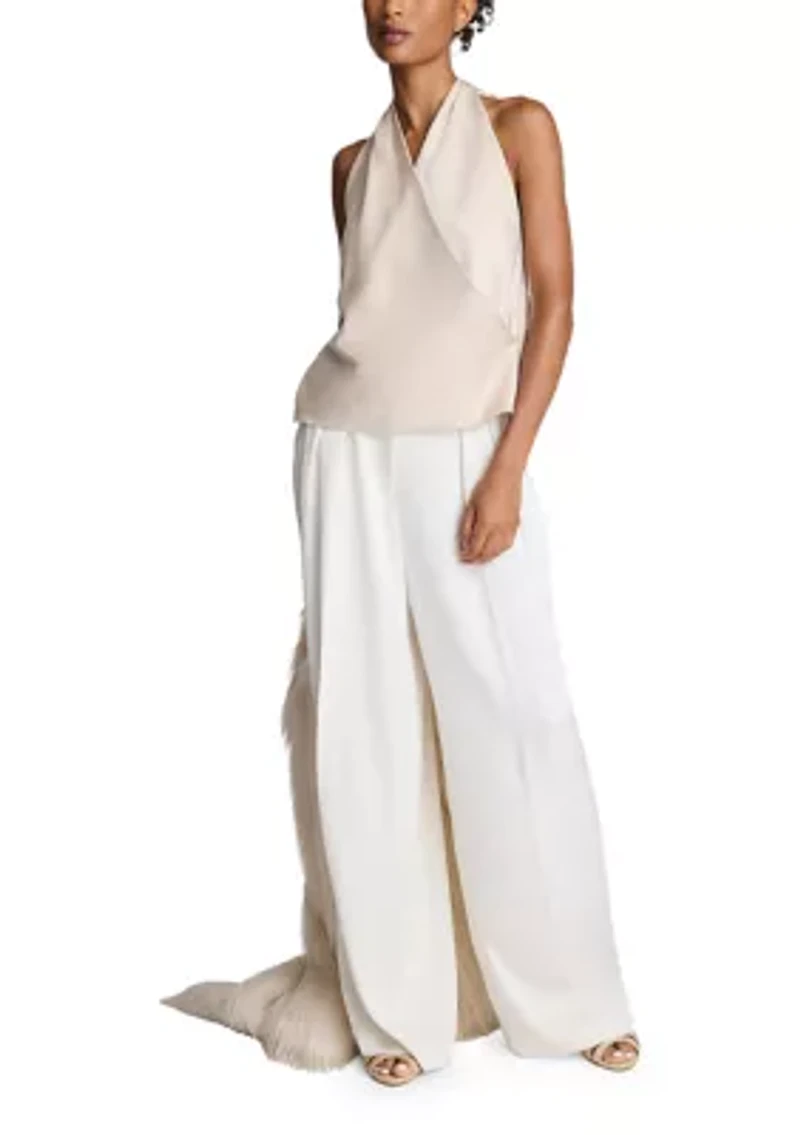 Women's Criss Cross Over Halter Top