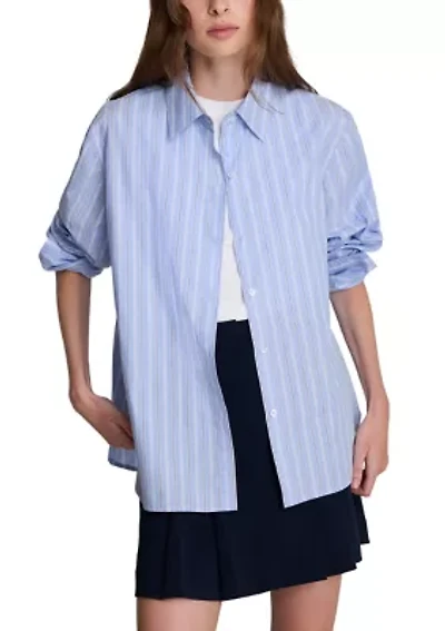 Women's Tall Flip Cuff Button Down Shirt