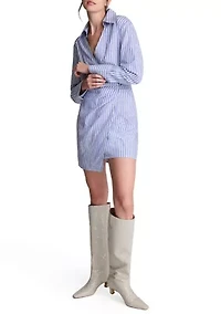 Women's Asymmetrical Shirt Dress