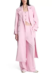 Women's Belted Trench Coat