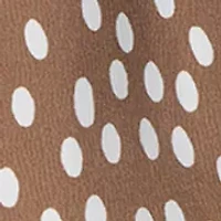 Women's Belted Drape Neck Top