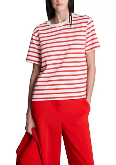 Women's Crewneck Striped T-Shirt