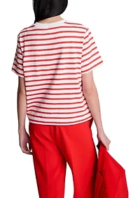 Women's Crewneck Striped T-Shirt