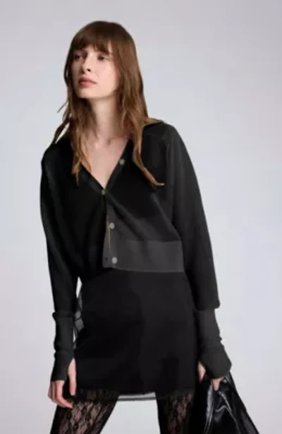 Women's Sheer Crop Cardigan