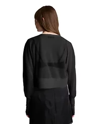 Women's Sheer Crop Cardigan