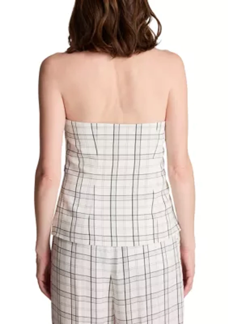 Women's Halter Neck Bustier with Pleats