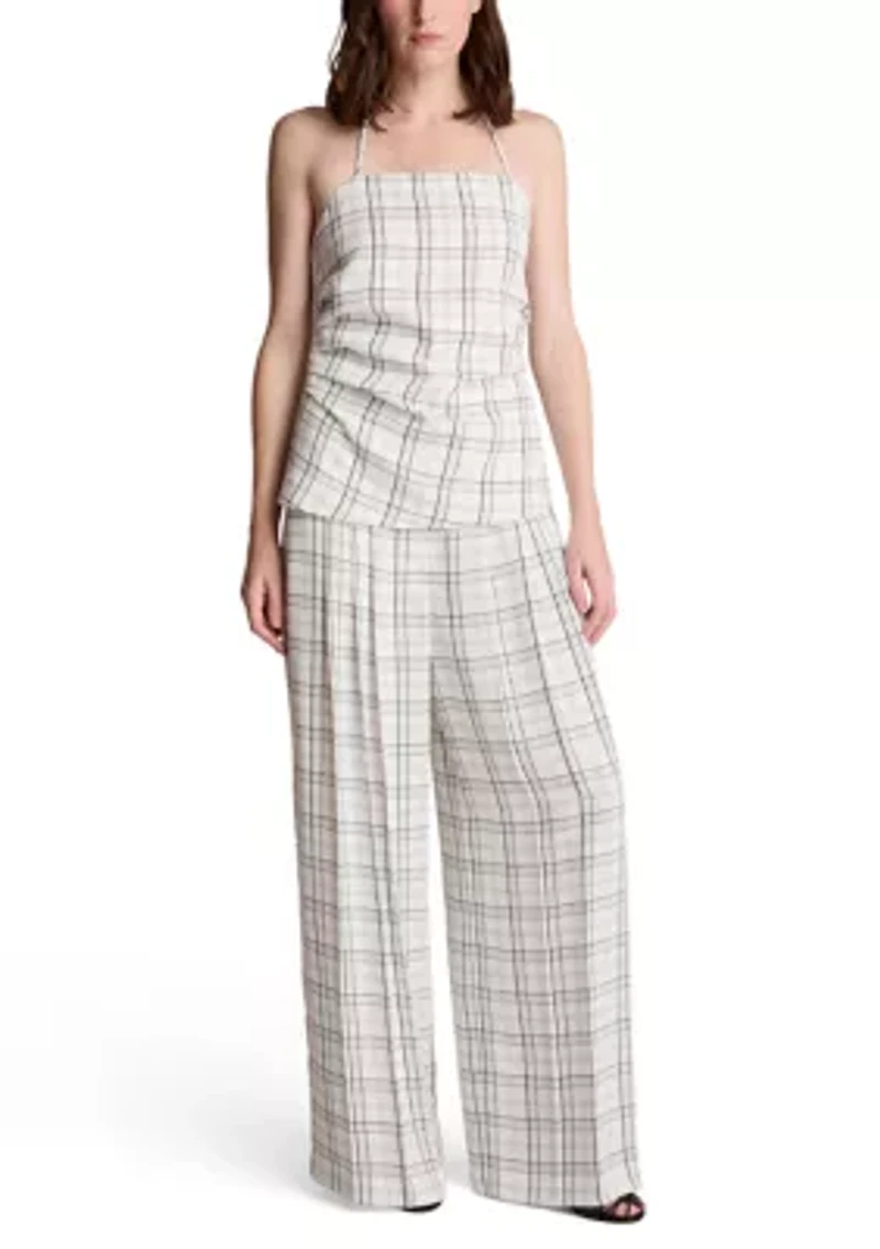 Women's Halter Neck Bustier with Pleats