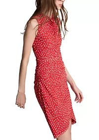 Women's Side Ruched Wrap Dress