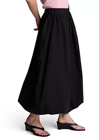 Women's Pull On Bubble Maxi Skirt