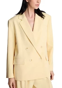 Wmen's Double Breasted Boyfriend Blazer