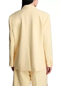 Wmen's Double Breasted Boyfriend Blazer