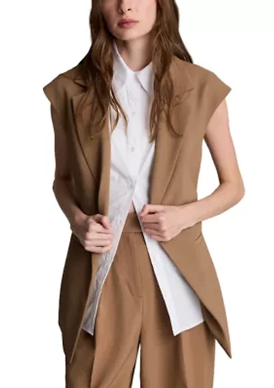 Women's Twofer Vest and Shirt Set