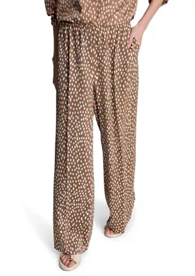 Women's Wide Leg Dot Soft Pants