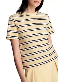 Women's Short Sleeve Multi-Stripe T-Shirt