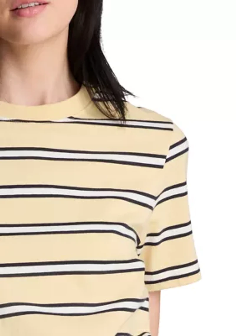 Women's Short Sleeve Multi-Stripe T-Shirt