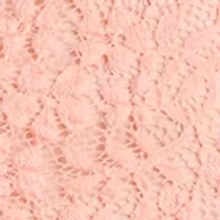 Women's Stretch Lace Front Mock Neck Top