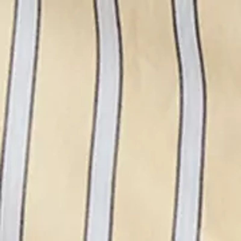 Women's Multi-Stripe Cropped Button Down Shirt